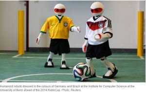 Heads up, World Cup: Robots take the field