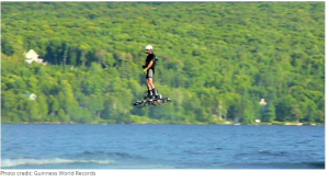 Canadian Invents A Hoverboard That Really Flies, Sets New Guinness World Record!