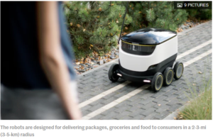 Delivering the future: Autonomous courier bots take to the streets