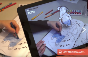 Coloring Books Go 3D with Augmented Reality