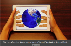 HandyCase lets users operate mobile devices from both sides