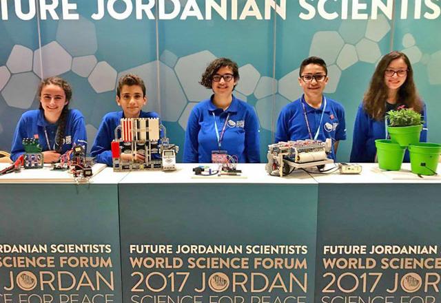 158-Jorda Times-Young minds display ingenious inventions at World Science Forum